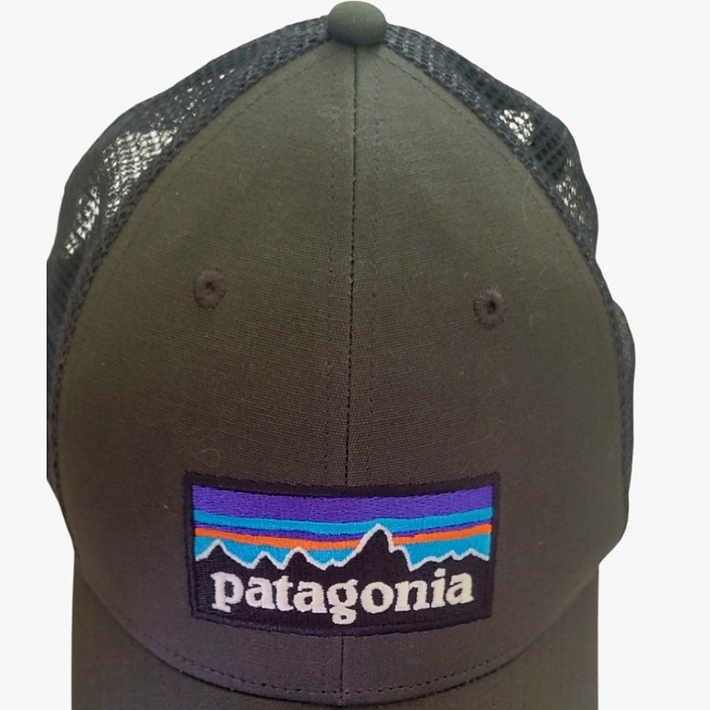 PATAGONIA Lo Pro Logo Trucker Hat Unisex Sustainable Adjustable Baseball Cap NWT - Picture 3 of 6